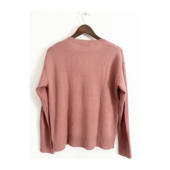 Naked Cashmere Pullover V Neck Knit Sweater 100% Cashmere Pink Rosewood Small - Picture 3 of 8